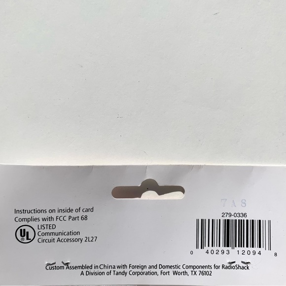 🦋 Radio Shack 25 Foot 4-Conductor Modular Telephone Line Cord 279-336 White - Picture 4 of 5